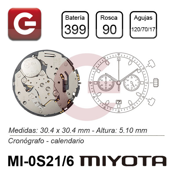 MIYOTA OS21/6